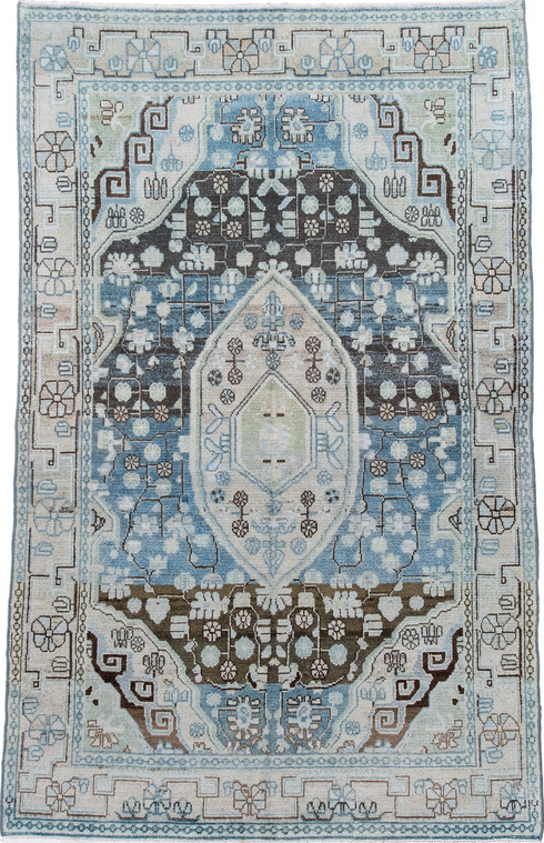 Antique Hamadan Area Rug (4' x 6')